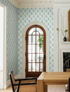 Estee Garden Blue Wallpaper thumbnail 1