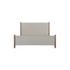 Warren Queen Bed Beige, by Moe's Home, 64.6" width x 52" height x 85.8" depth thumbnail 1