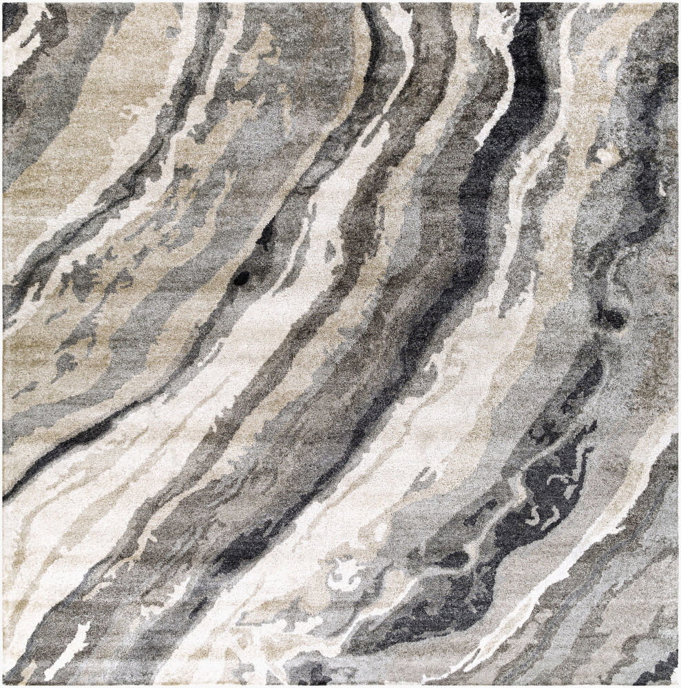 Gemini Handmade Rug, by Surya, 8' length x 8' width
