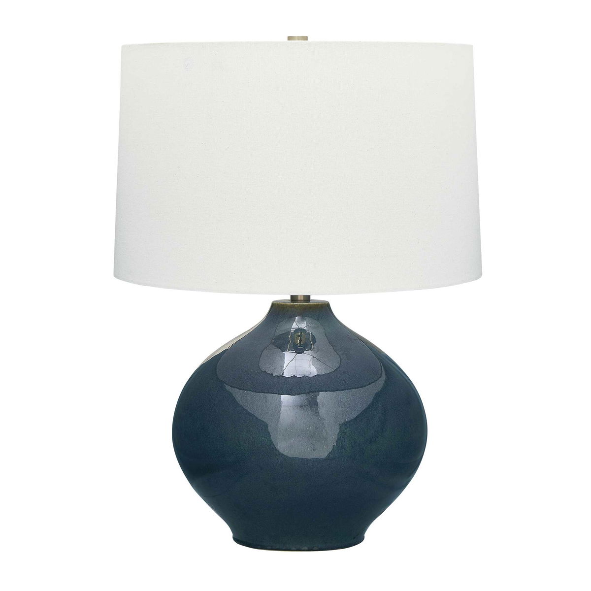 Corrine Deep Blue Table Lamp, by Uttermost, 18" width x 24.5" height x 18" depth View 5