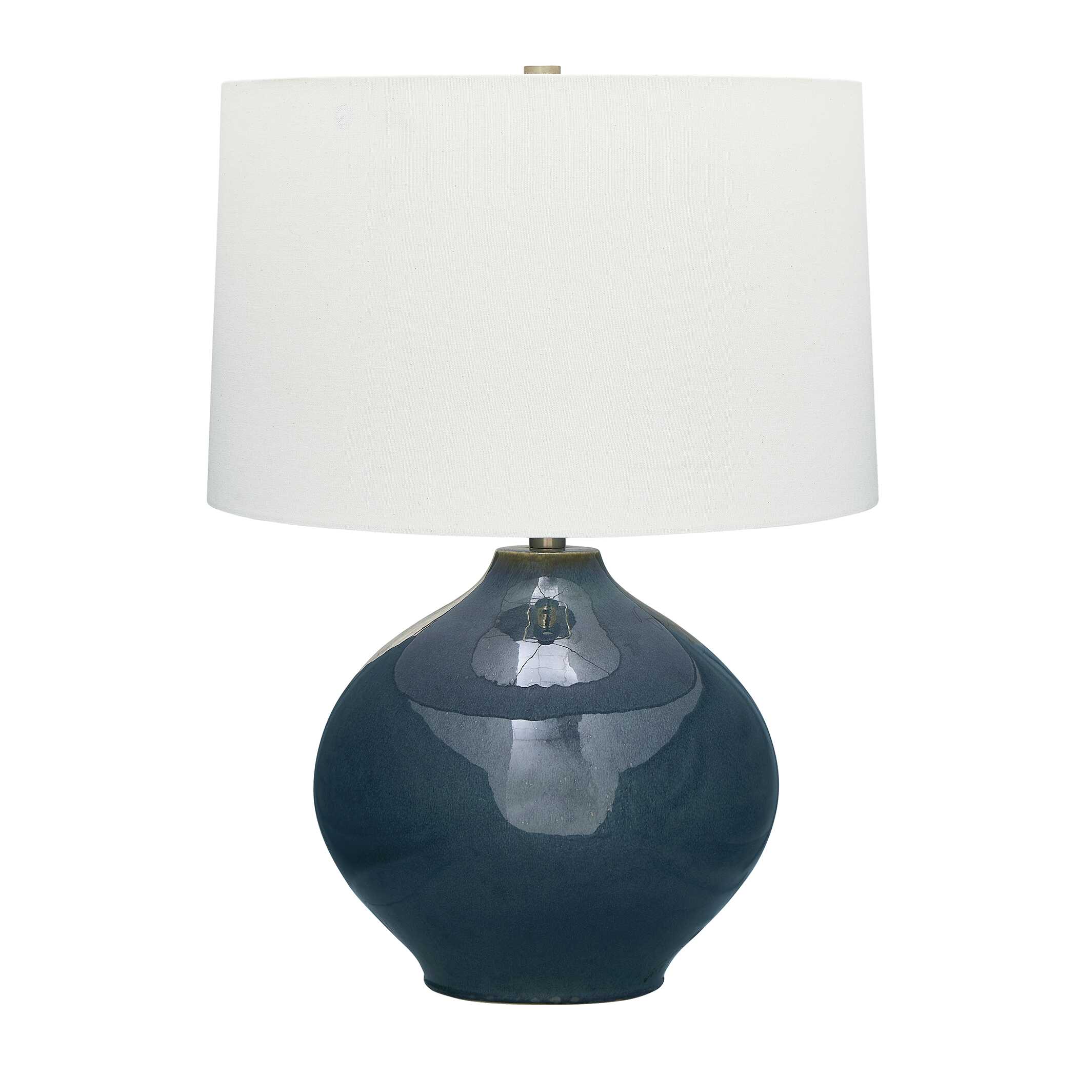 Corrine Deep Blue Table Lamp large image 
