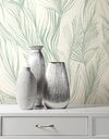 Peaceful Plume Light Blue Wallpaper, by York Wall, 27' length x 2'3" width x 0.02" depth thumbnail 4