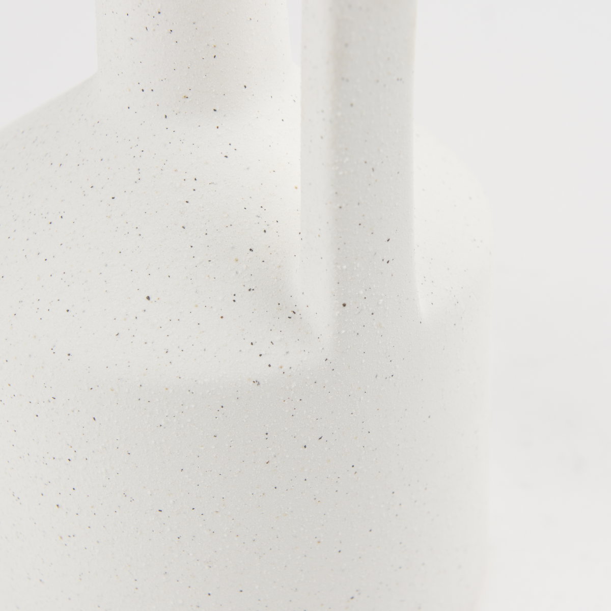 Burton 14.2H Medium White Ceramic Jug Vase, by Mercana, 5.51" length x 5.51" width x 12.6" height View 9