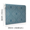 Harlowe Blue & Silver Wallpaper thumbnail 8