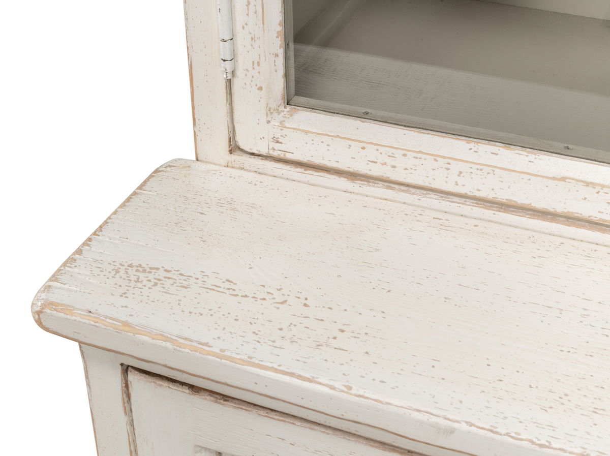 Glass Front Bookcase, by Sarreid, 1'10" length x 10'1" width x 8'10" height View 11