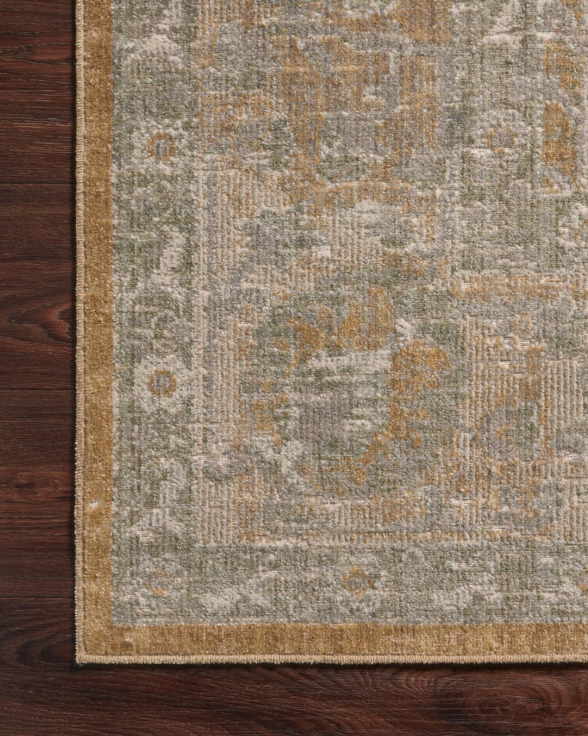Chris Loves Julia x Loloi Rosemarie Rug, 1'6" length x 1'6" width View 9