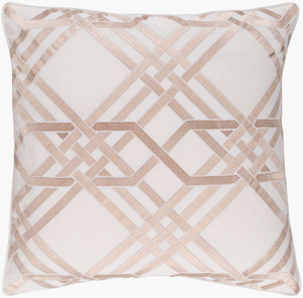 Pagoda Accent Pillow, Decorative Pillow by Surya, 22" length x 22" width