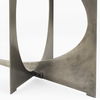 Reinhold IV Black Marble Top Iron Console Table thumbnail 6