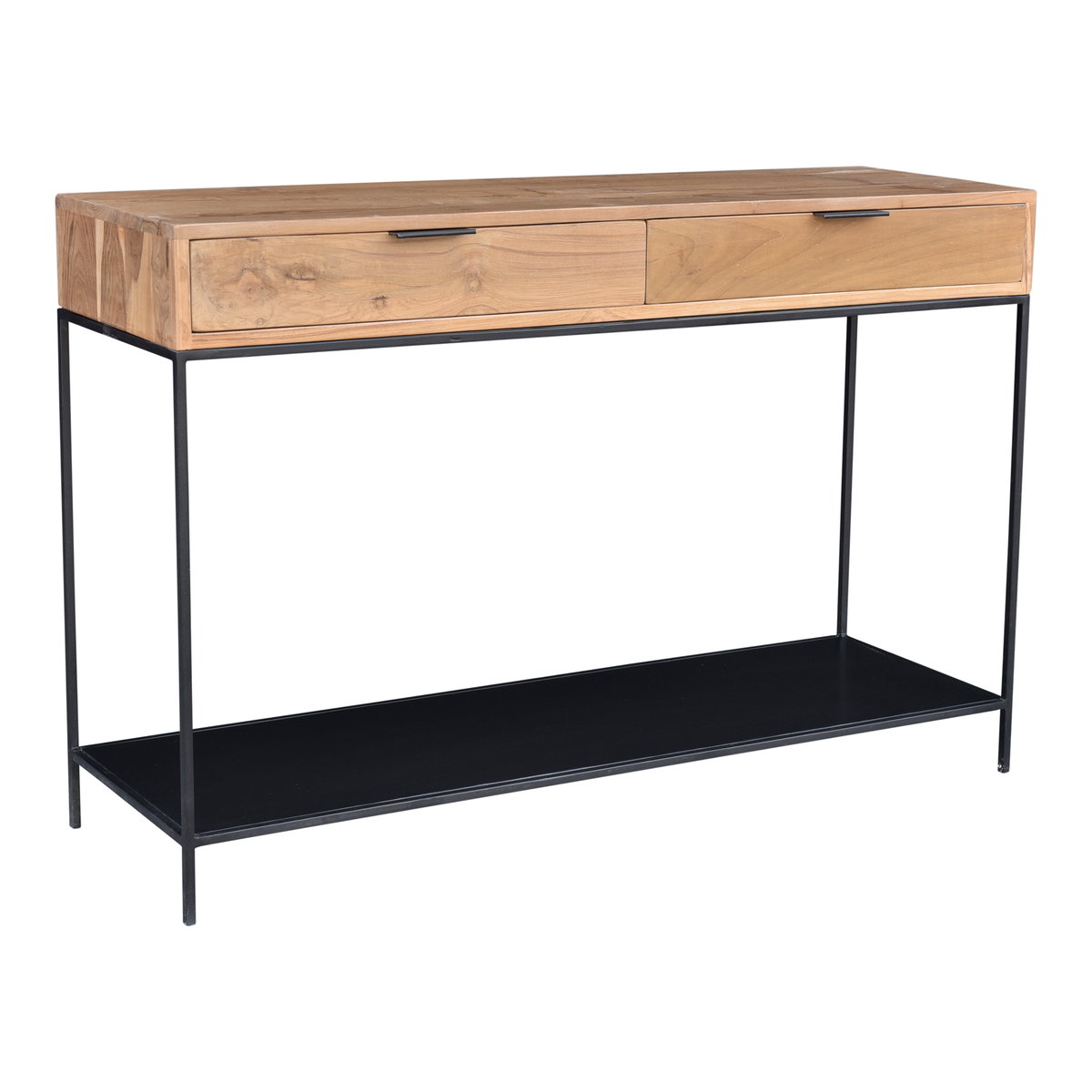 Joliet Console Table Natural, by Moe's Home, 48" width x 31" height x 14" depth View 2