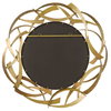 Cutting Edge Bronze Round Mirror, by Uttermost, 4'7" width x 4'7" height x 2.5" depth thumbnail 7
