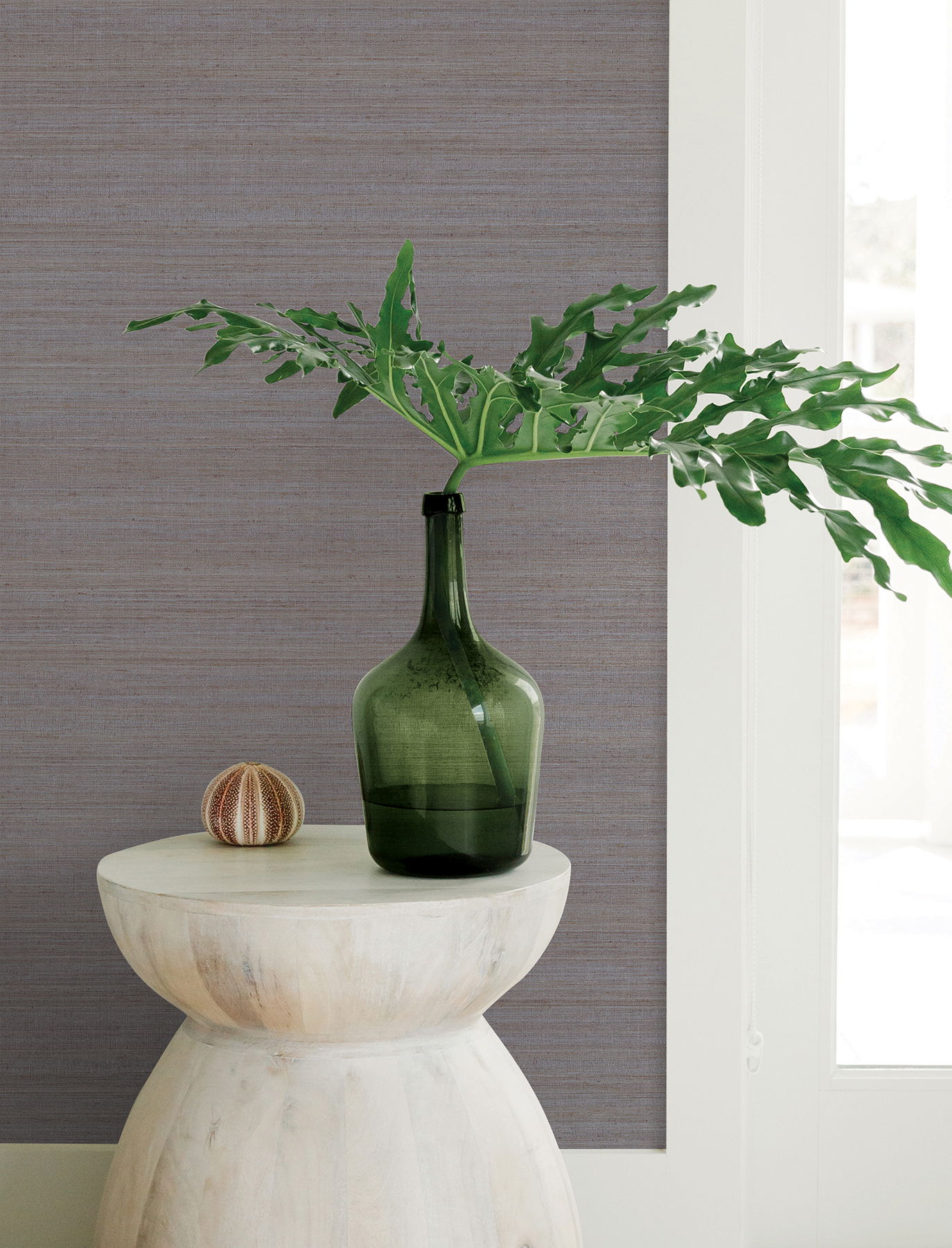 Milano Silk Midnight Wallpaper, by York Wall, 33' length x 3'3.3" width x 0.02" depth View 2