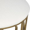 Trellis Geometric Accent Stool, Low Stool by Uttermost, 18" width x 20.5" height x 18" depth thumbnail 5