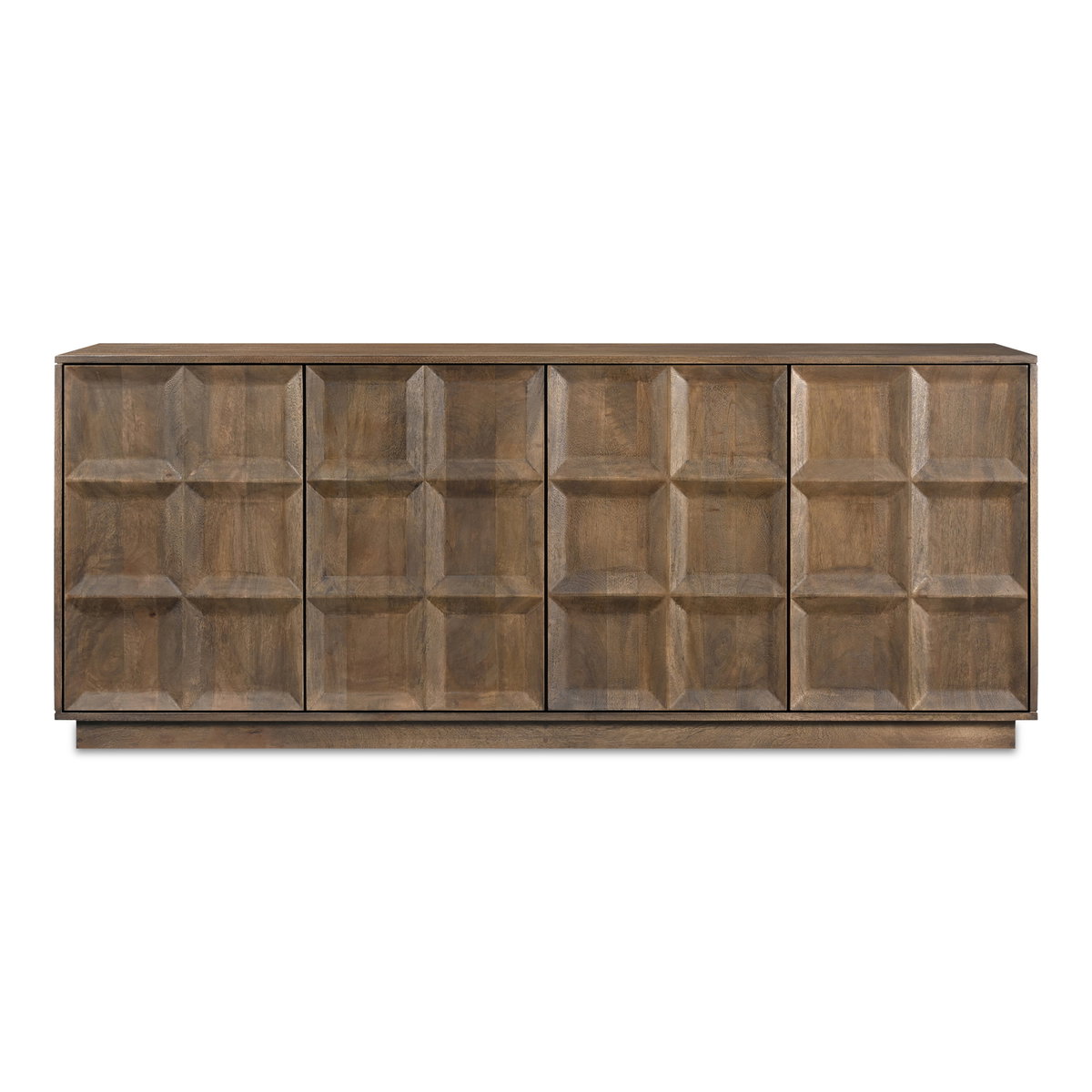 Bowen Sideboard Deep Brown, Cabinets & Sideboard by Moe's Home, 72" width x 30" height x 18" depth View 1
