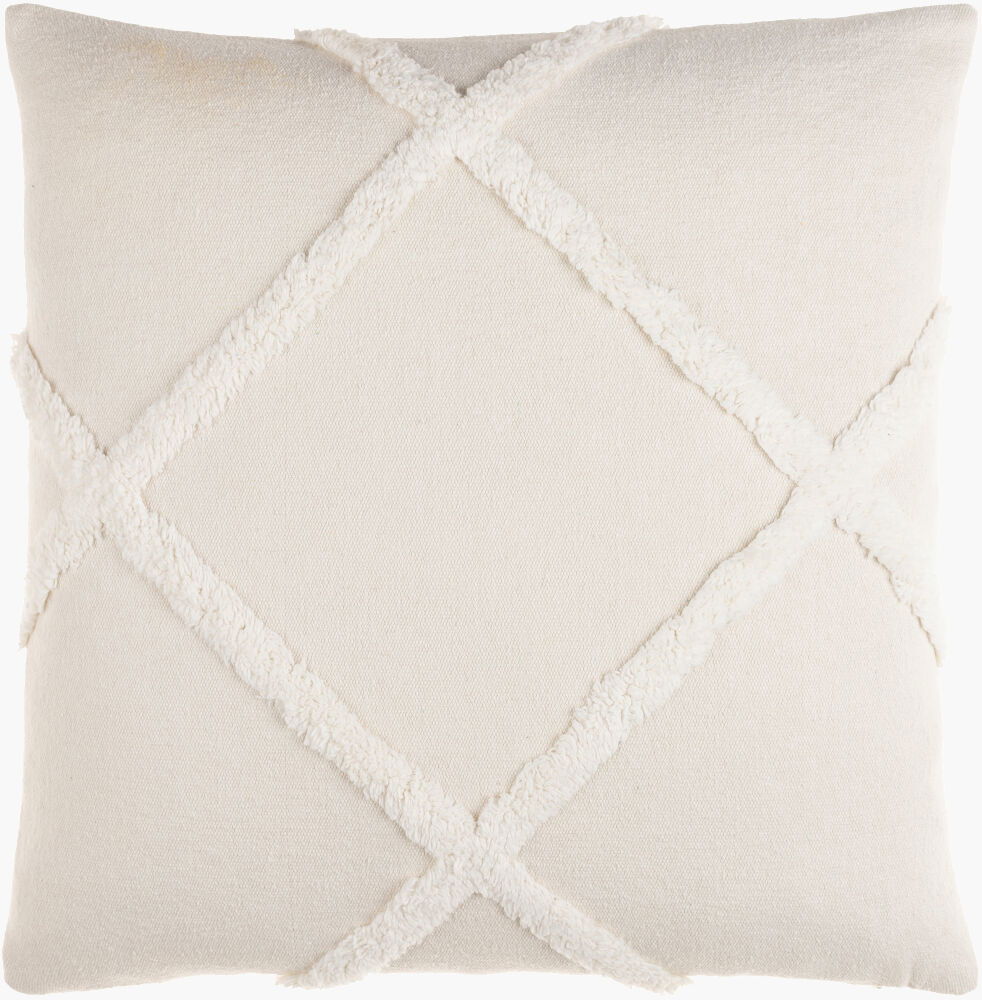 Sarah Accent Pillow Poly, Decorative Pillow by Surya, 18" length x 18" width