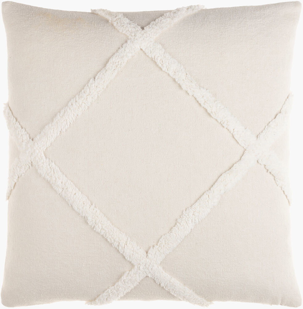 Sarah Accent Pillow Poly, Decorative Pillow by Surya, 18" length x 18" width