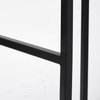 Frodo Backless 29.75in Seat Bar Stool | White Fabric with Black Metal, Counter & Bar Stool by Mercana, 16.54" length x 16.54" width x 30" height thumbnail 8