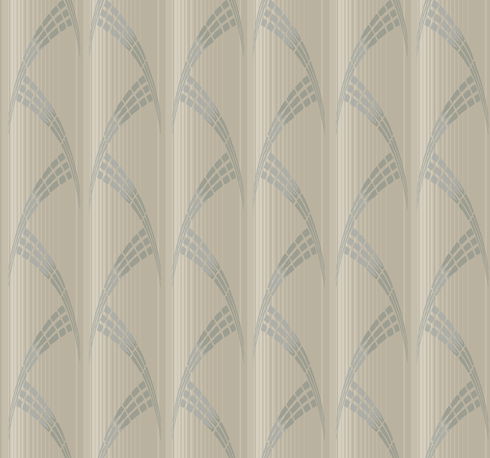 Metropolis Beige Wallpaper