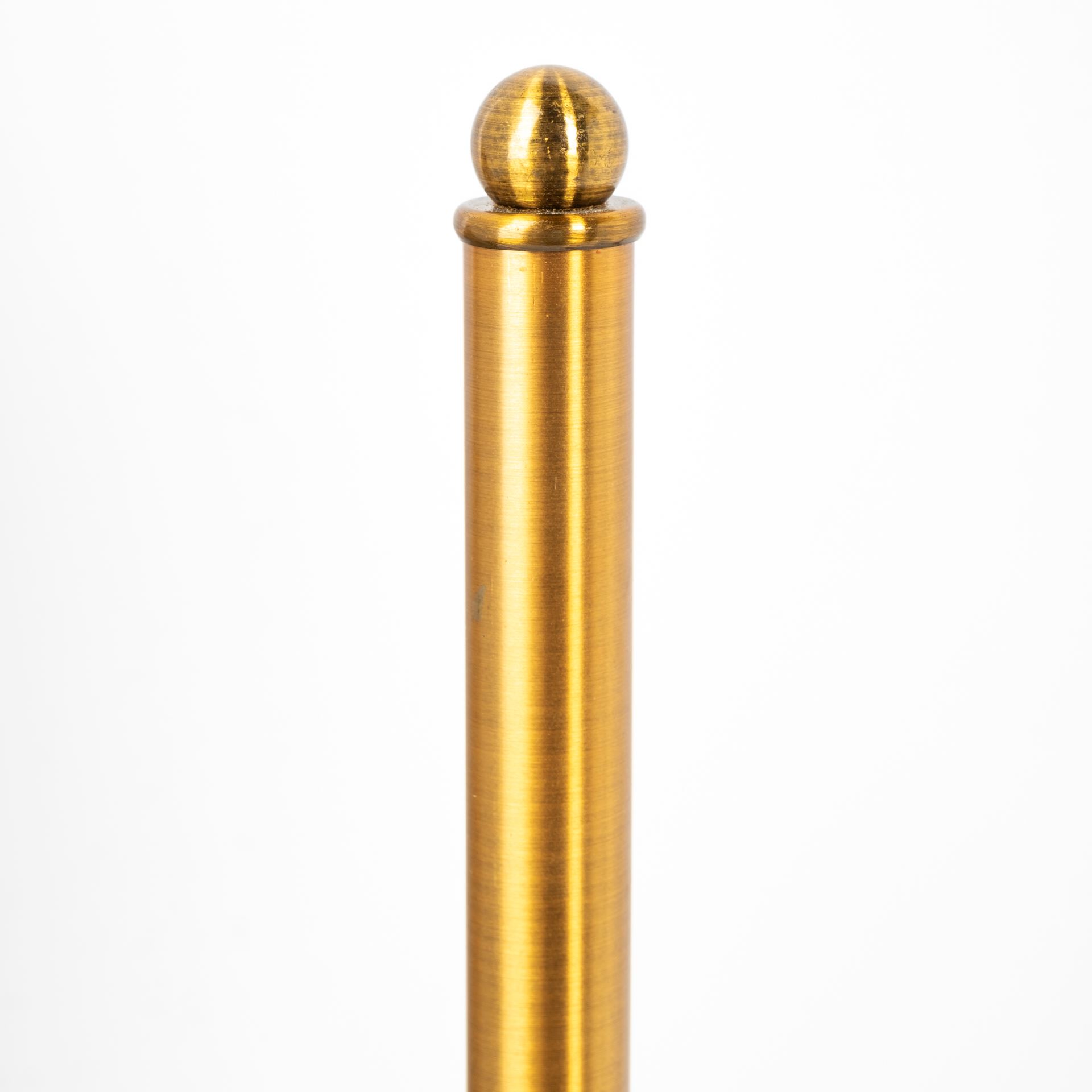 Fragon I (26'H) Gold-Tone Metal Adjustable Cone Shade Table Lamp large image 