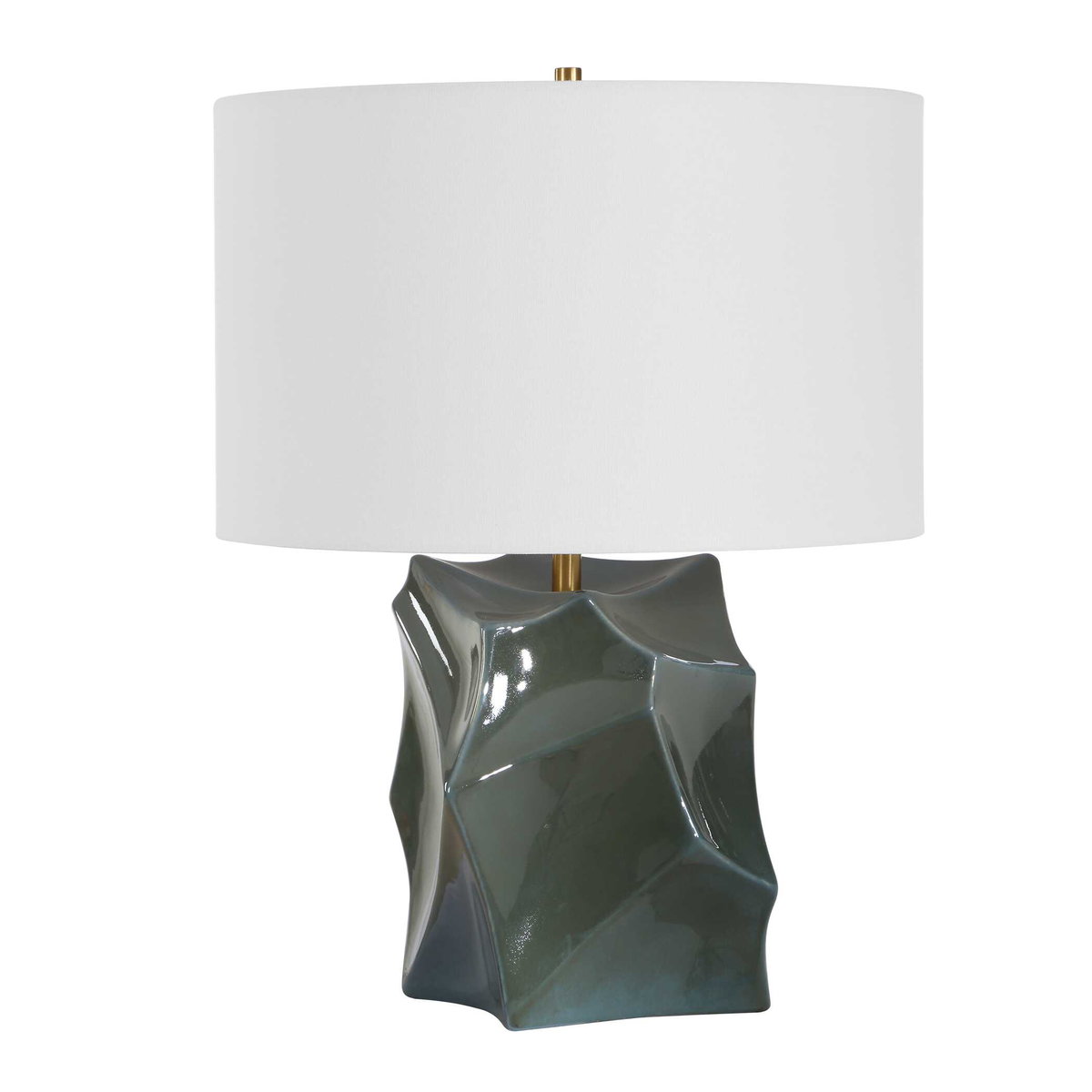 Prisma Smoky Bronze Table Lamp, by Uttermost, 18" width x 24" height x 18" depth View 6