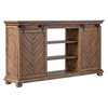 Primalia Barn Door Media Console, by Uttermost, 5'2" width x 2'10" height x 1'2" depth thumbnail 5