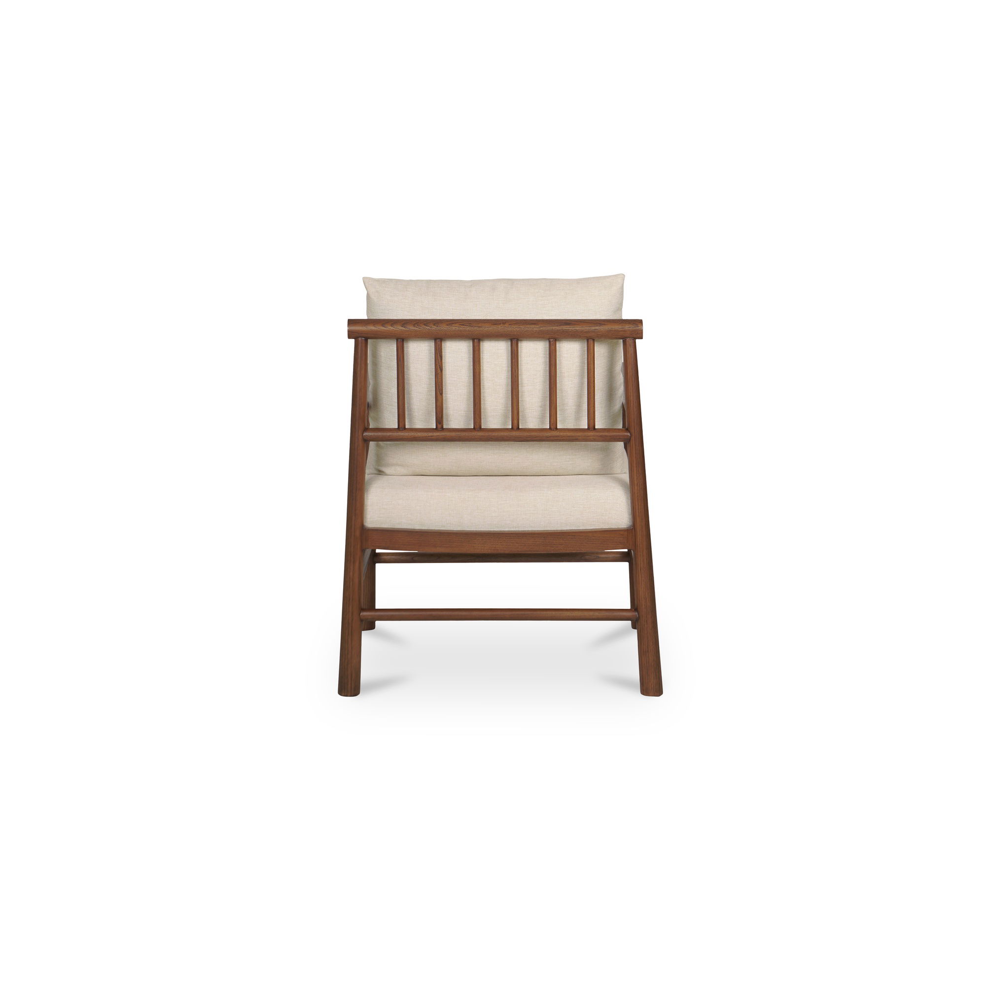 Mayne Accent Chair Cream, by Moe's Home, 26.81" width x 31.7" height x 27" depth View 4