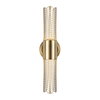 Cret 2 Light LED Brass Sconce, by Uttermost, 4.75" width x 1'6.25" height x 5.12" depth thumbnail 4
