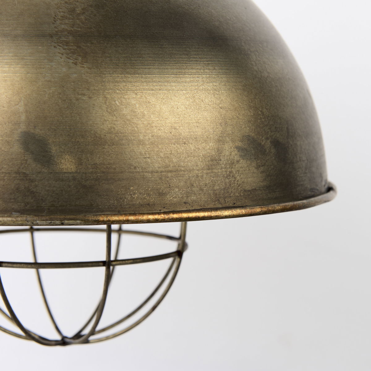 Dawson I 13x13.5 Silver Toned Metal Dome Pendant Light, by Mercana, 13" length x 13" width x 13.5" height View 6