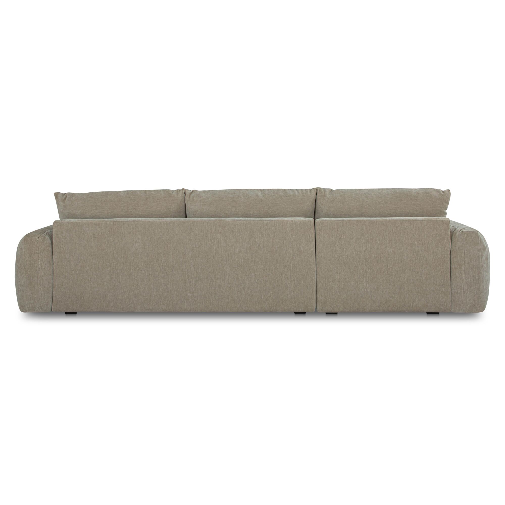 Berga Sectional Left Pebble, Sectional Sofa by Moe's Home, 118.25" width x 33" height x 65.5" depth View 4