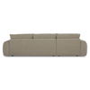 Berga Sectional Left Pebble, Sectional Sofa by Moe's Home, 118.25" width x 33" height x 65.5" depth thumbnail 4