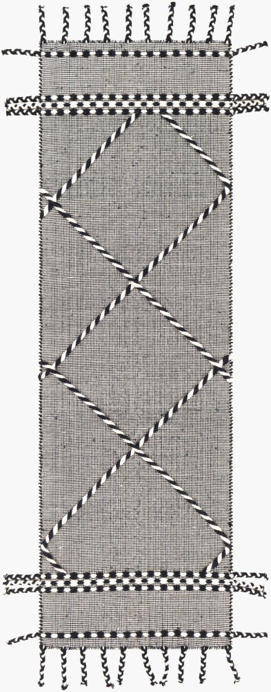 Apache Handmade Rug, by Surya, 8' length x 2'6" width