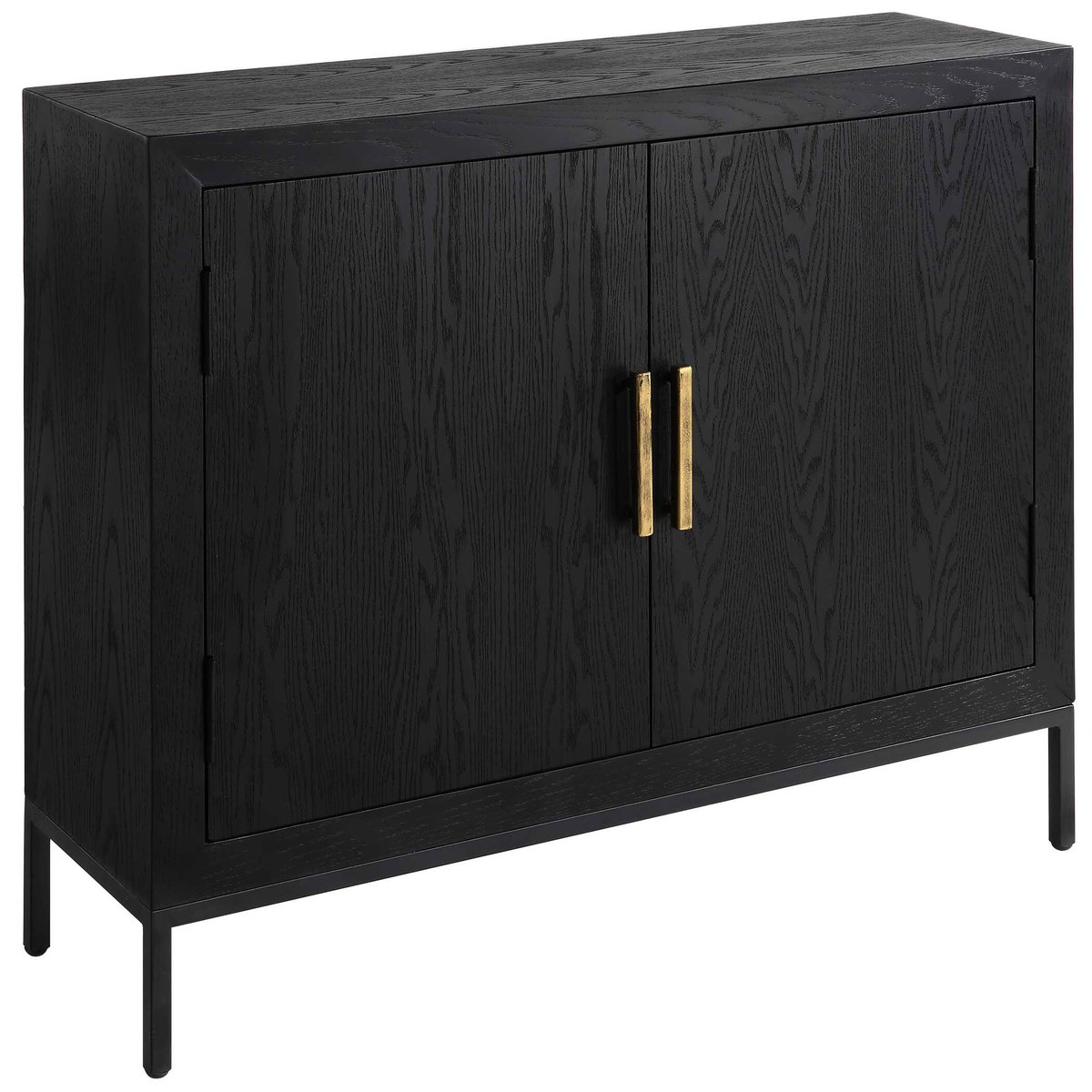 Front Range Dark Oak 2 Door Cabinet, Cabinets & Chest by Uttermost, 40.25" width x 34" height x 13" depth View 6