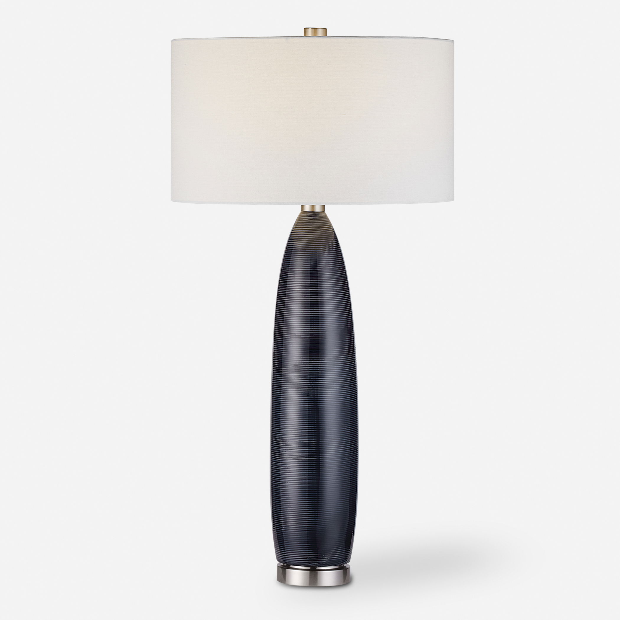 Cullen Blue Gray Table Lamp large image 