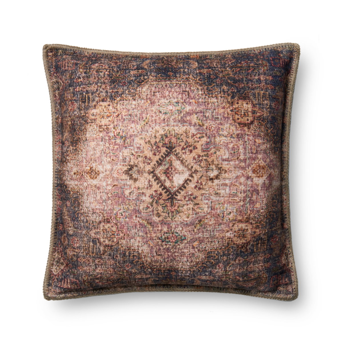 Loloi No Name Pillow, Decorative Pillow, 22" length x 22" width