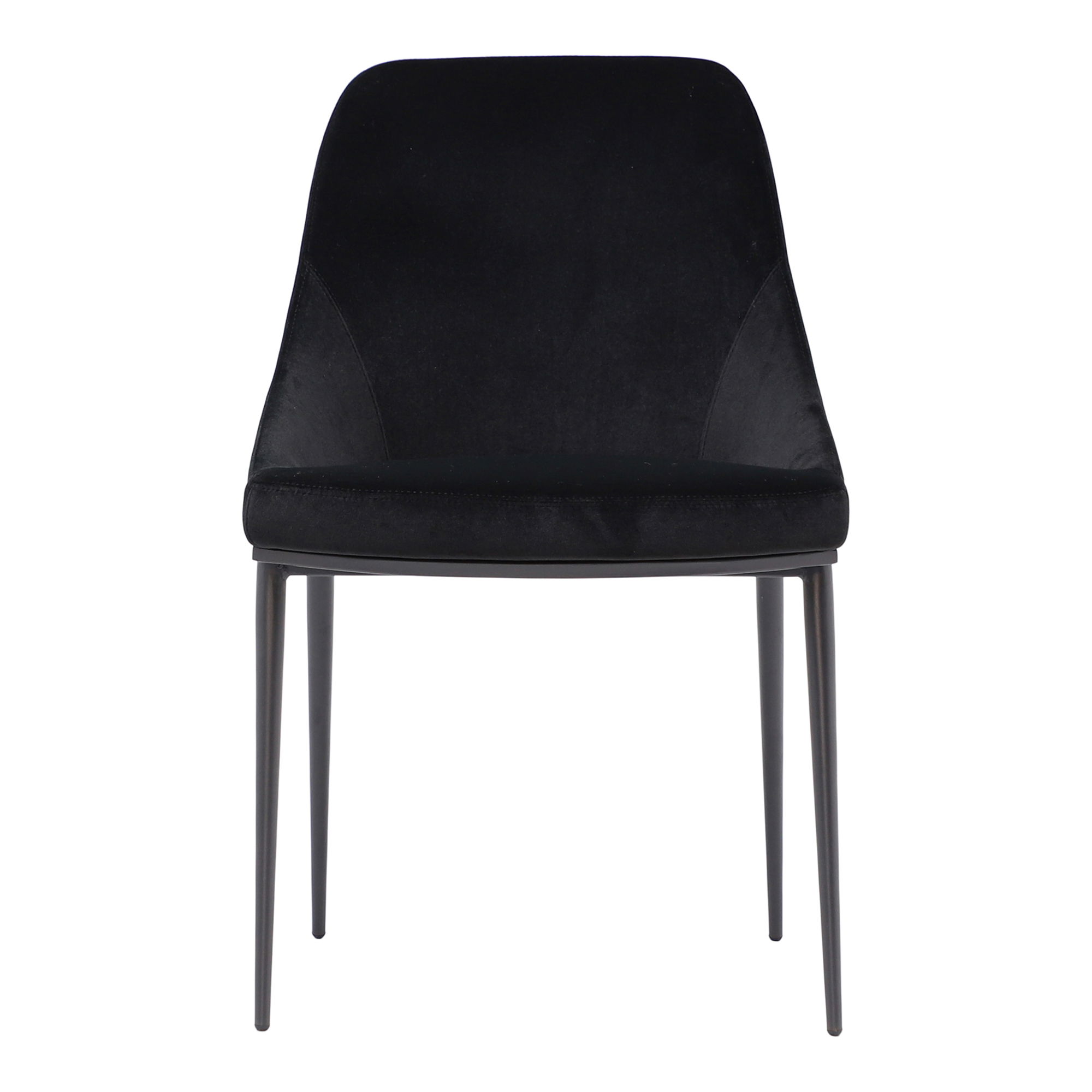 Sedona Dining Chair Shadowed Black Velvet - Set Of Two large image 