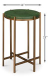 Hobart Side Table, by Sarreid, 1'4" length x 1'4" width x 1'9" height thumbnail 12