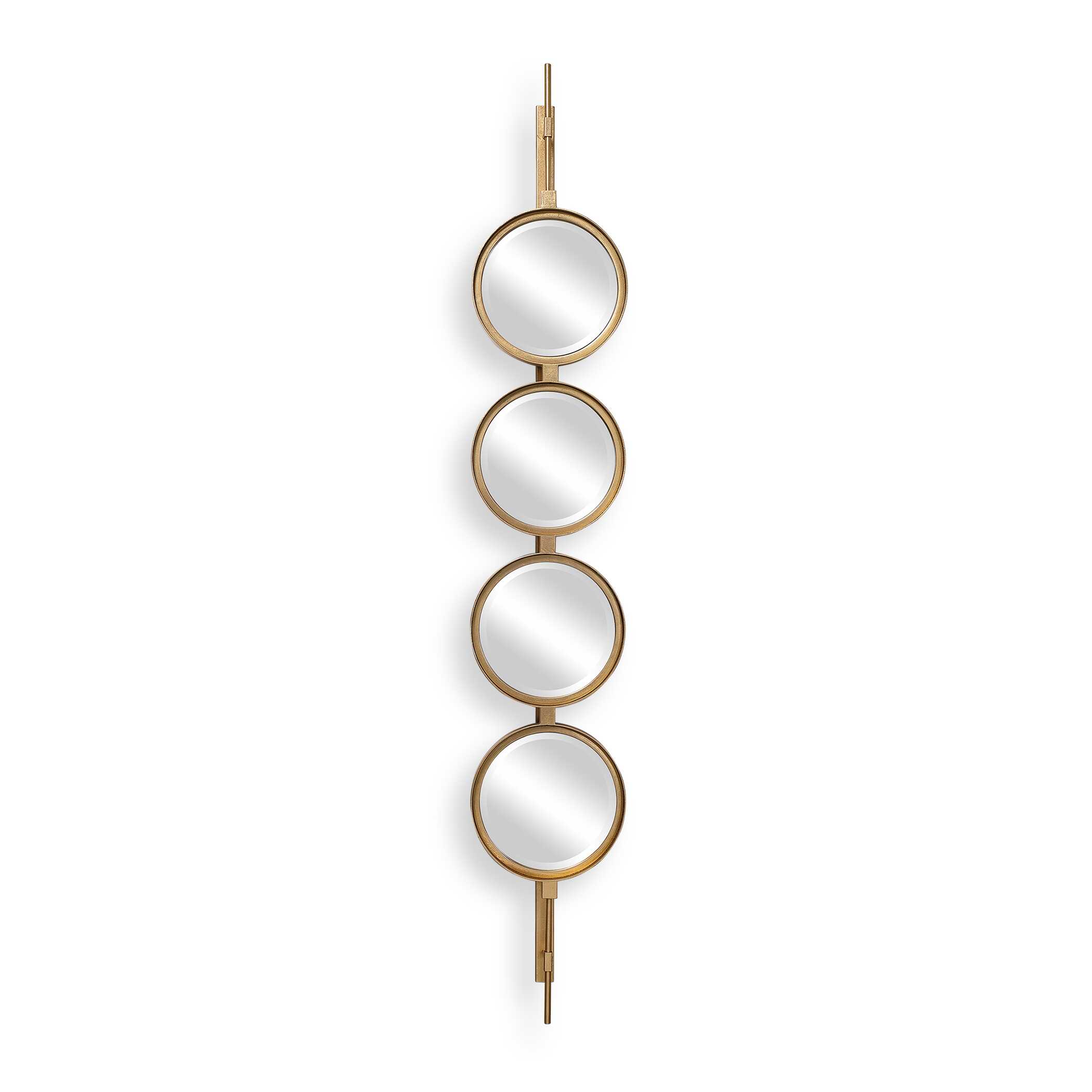 Button Gold Mirror large image 