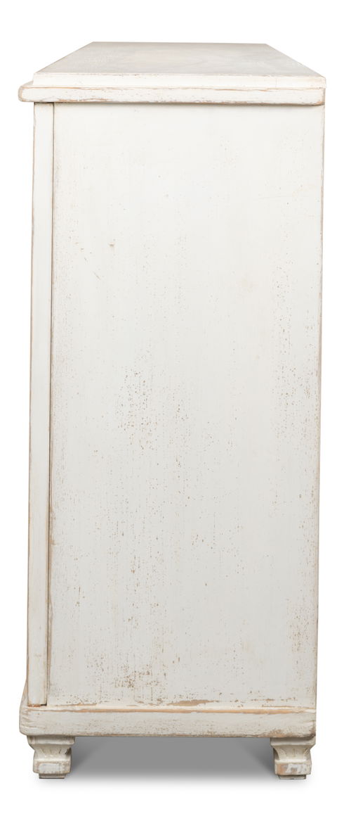 Beecher Sideboard W/4 Doors  Whitewash