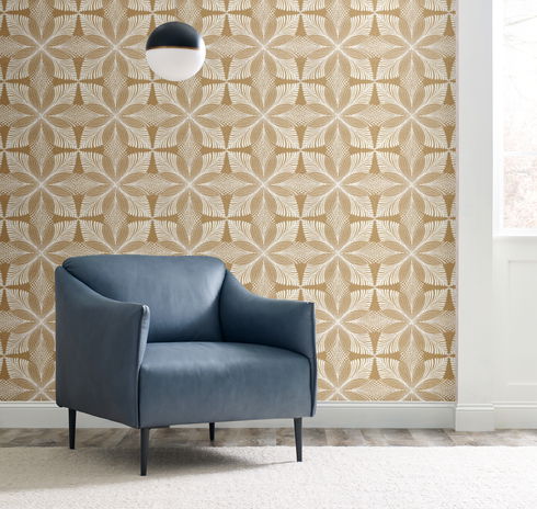 Roulettes Gold Wallpaper