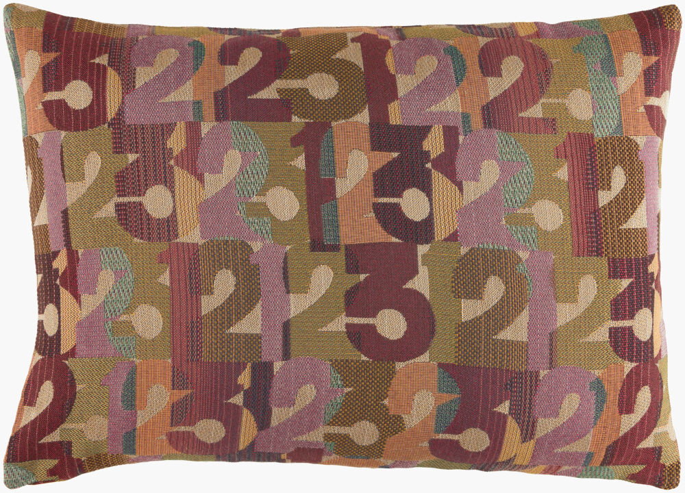 Shoop Shoop Lumbar Pillow, Decorative Pillow by Surya, 13" length x 19" width