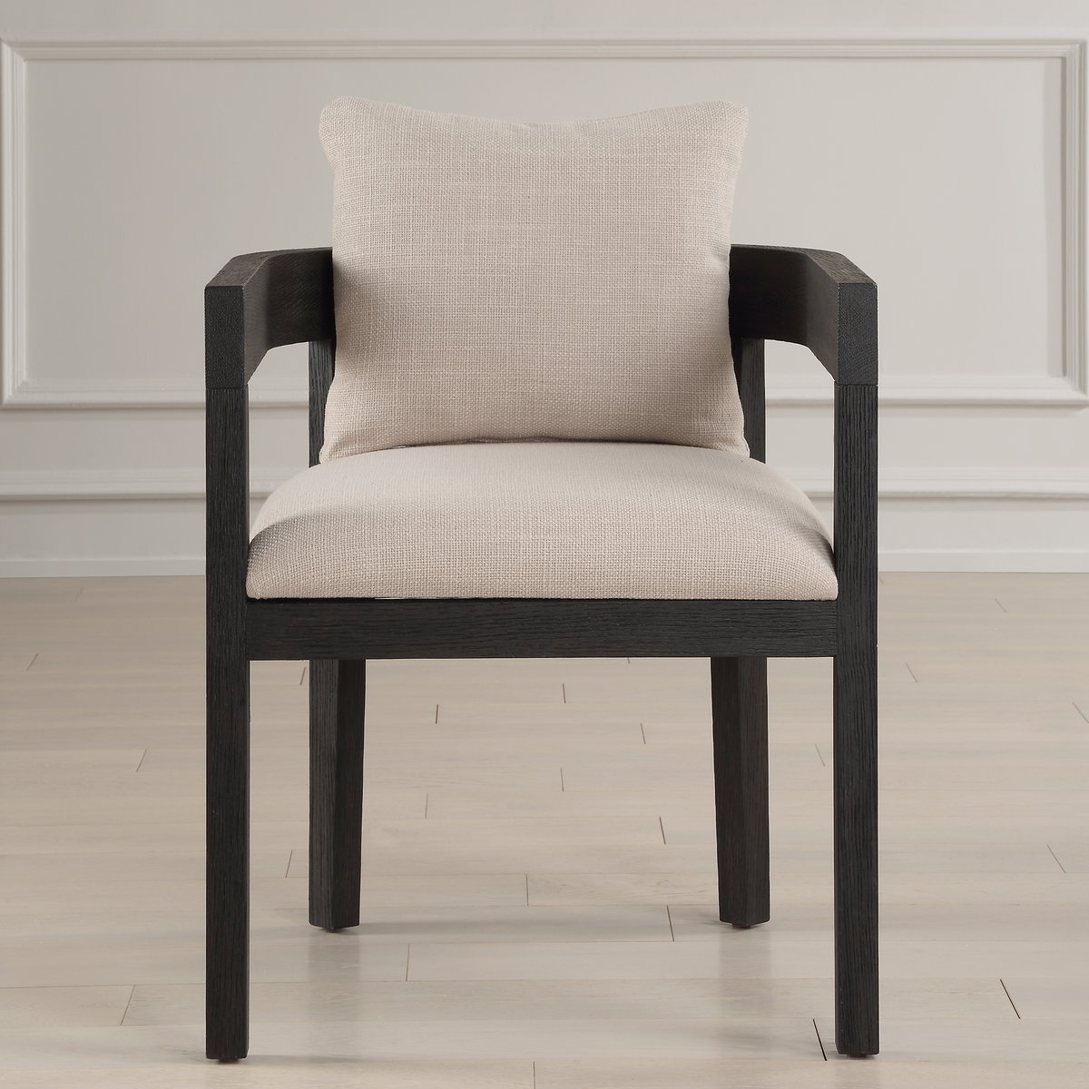 Balboa Modern Dining Chair, by Uttermost, 23" width x 27" height x 25" depth View 2