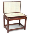 Winchester Box On Stand, Side & End Table by Sarreid, 27" length x 17" width x 24" height thumbnail 2