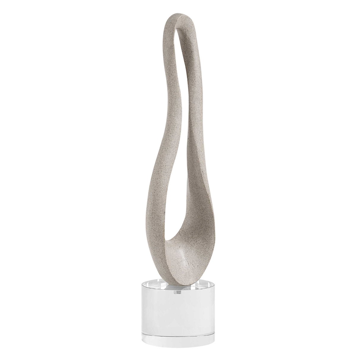 Oval Harmony Sculpture, Figurines & Statue by Uttermost, 6.69" width x 25.59" height x 5.91" depth View 4