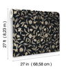 Jasmine Black Metallic Wallpaper thumbnail 6