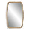 Tiki Rattan Mirror, by Uttermost, 23.75" width x 36.25" height x 1.75" depth thumbnail 1
