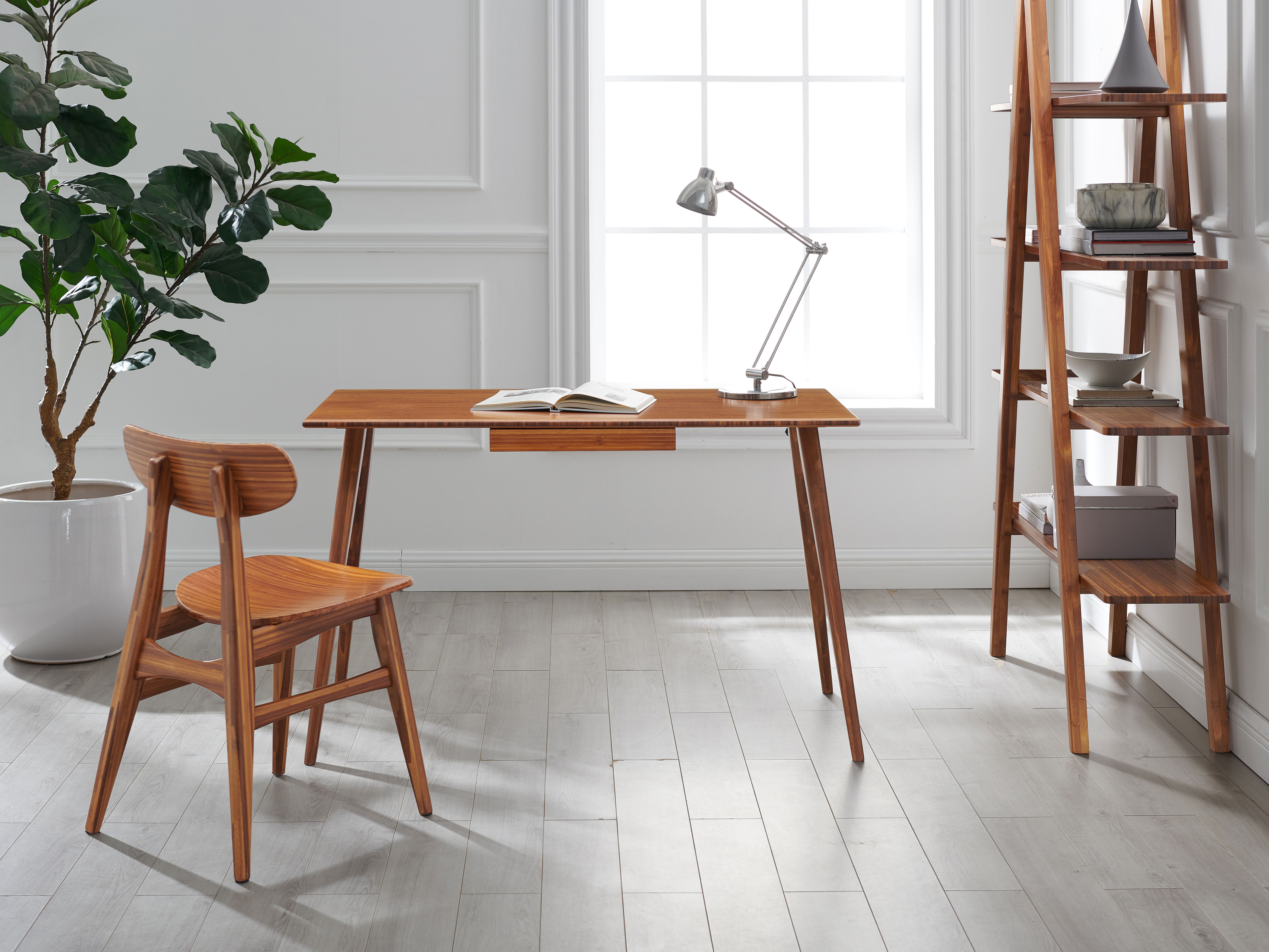 Studio Plus Desk Amber, by Greenington, 48" length x 24" width x 29.5" height View 9