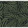Fern Fronds Black & Green Wallpaper thumbnail 0