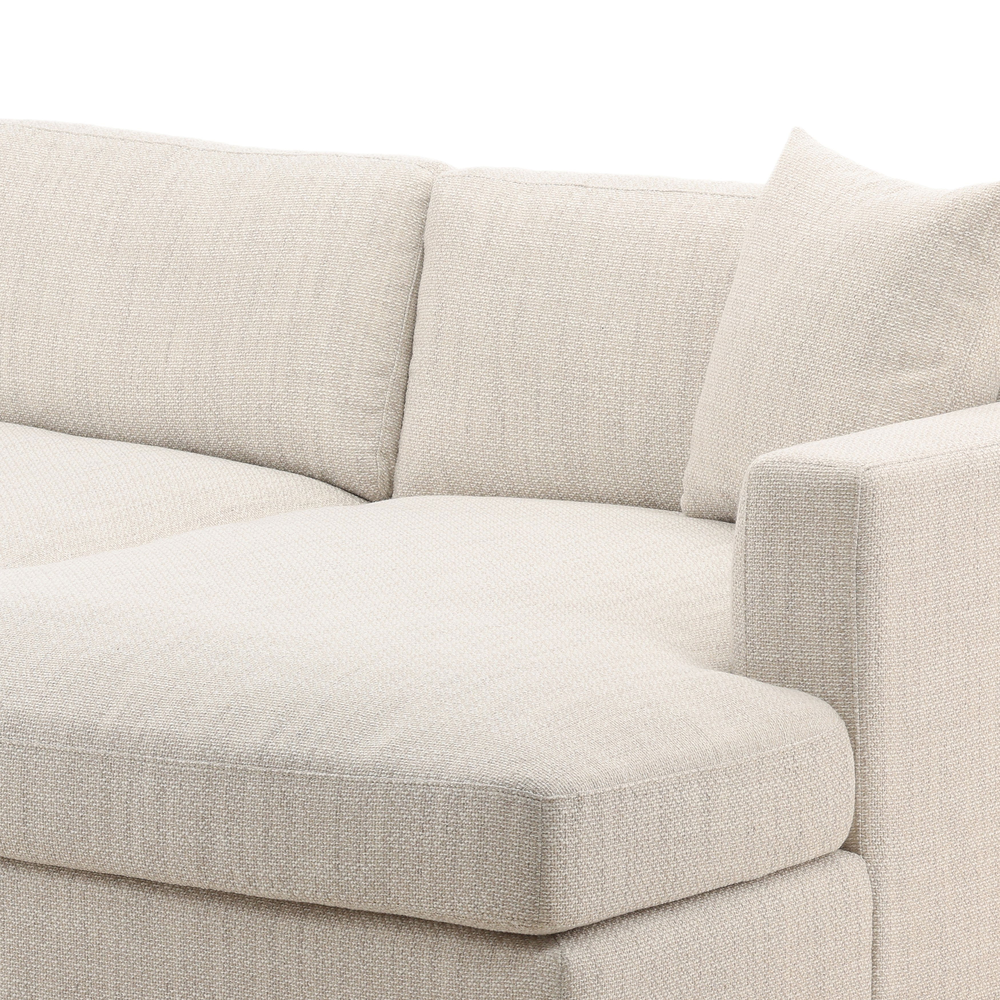 Erica Chaise Sectional Taupe Erica Chaise Sectional Taupe large image