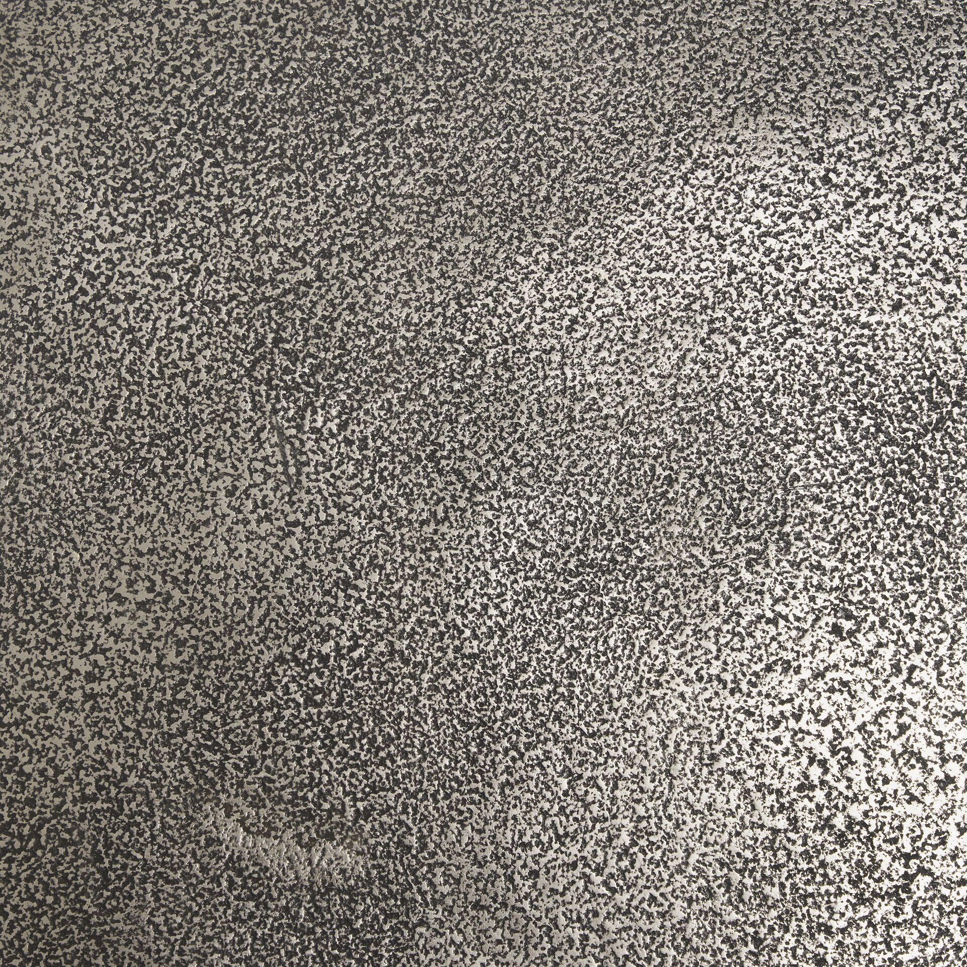 Bobbi Textured Polished Nickel Cast Aluminum Metal Accent Table, Side & End Table by Mercana, 20" length x 20" width x 21" height View 3