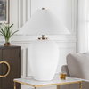 Merriton Matt White Table Lamp, by Uttermost, 2'1" width x 2'9" height x 2'1" depth thumbnail 4
