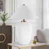 Merriton Matt White Table Lamp, by Uttermost, 25" width x 33" height x 25" depth thumbnail 4
